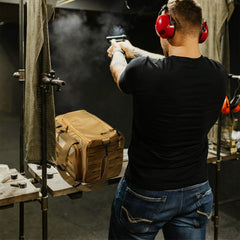 Gun Range Bag Outdoor Hunting Training Shooting Tactical Pistol Gun Case Hiking Camping Large Capacity Handbag