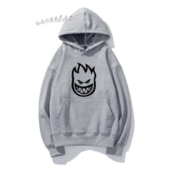 Hoodie Tops Street Wear Flame Printed Hoodie Autumn Winter Comfort Sweatshirt High Quality Fashion Men's Sweatshirt Casual Y2k