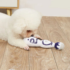 Lovely Stuffed Plush Pet Chewing Toys Plush Dog Wine Bottle Squeaky Toys With BB Sound