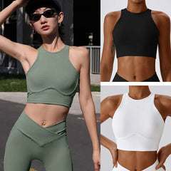 Running Fitness Sports Tank Top Women Hollow Out Tennis Yoga Bra Underwear