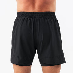 Running Shorts Men Gym Sports Shorts 2 In 1 Quick Dry Workout Training Gym Fitness Jogging Short Pants Summer Men Casual Shorts