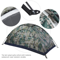 Camping Tent Fishing Tent Leisure Tent Outdoor Single Person Leisure Windproof Tent for Camping Fishing Climbing Camouflage