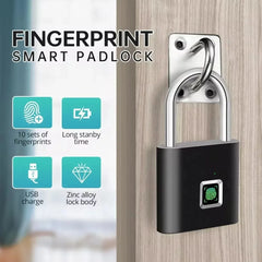 Keyless USB Charging Fingerprint Lock Smart Padlock