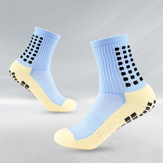 Anti-slip Football Socks Non-slip Soccer Basketball Tennis Outdoor Sport Socks Grip Cycling Riding Men Socks