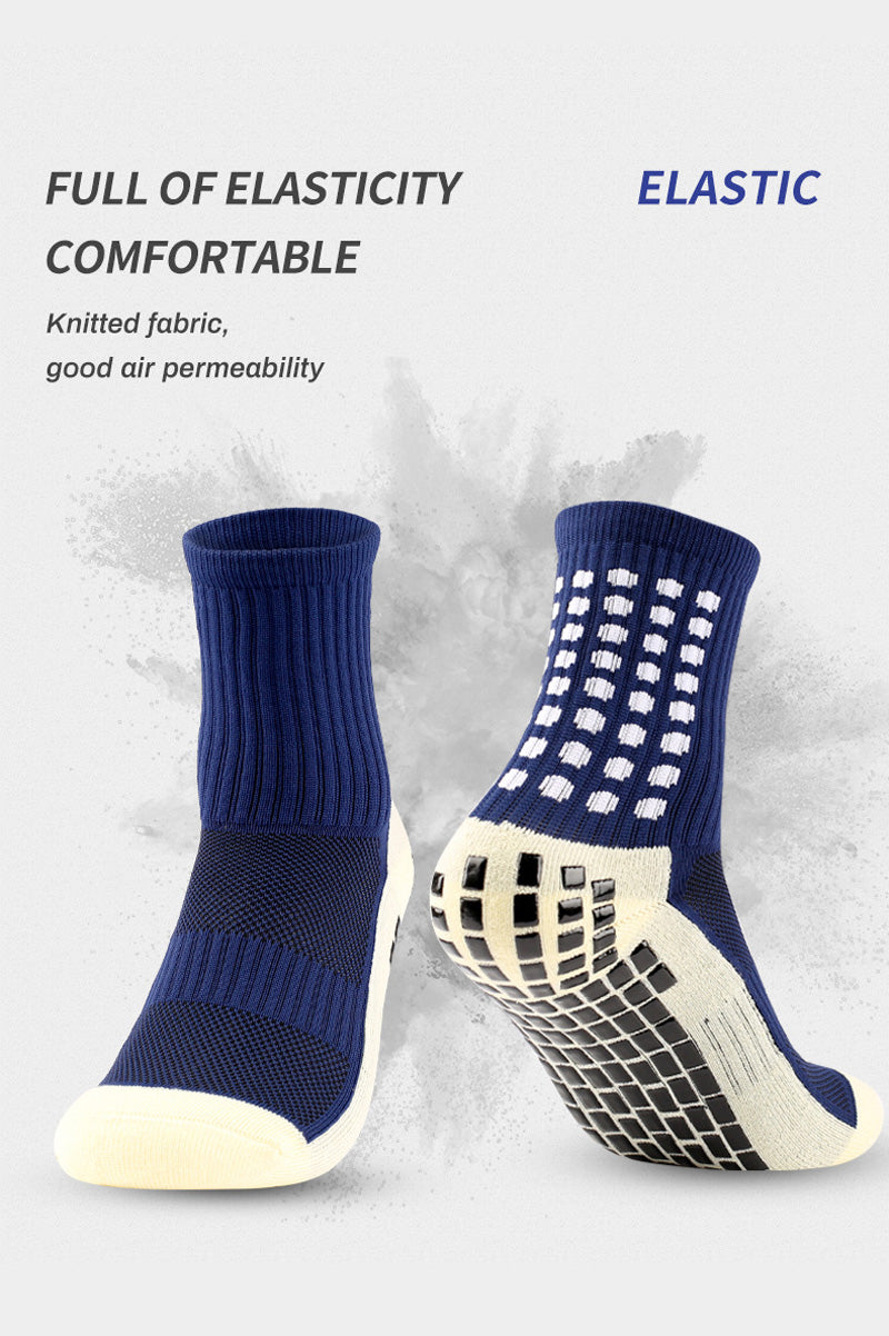 Anti-slip Football Socks Non-slip Soccer Basketball Tennis Outdoor Sport Socks Grip Cycling Riding Men Socks