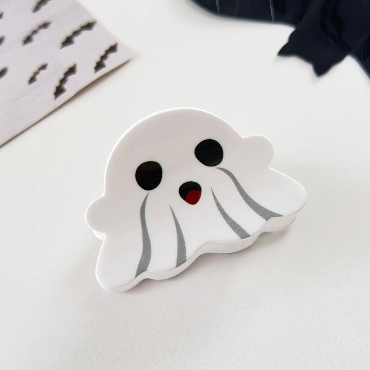 Halloween Cute and Bizarre Pumpkin Bat Pattern Women's Plastic Grabbing Festival Party Role Playing Matching Hair Accessories