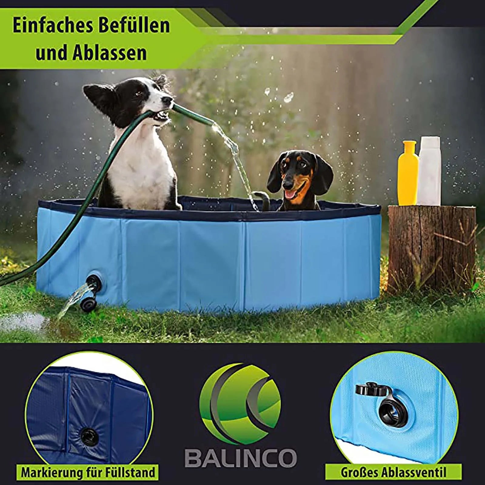 Pet Bath Tub Large/Small Dog Outdoor Indoor Mobile Folding Pool Swimming Pool Pet Grooming Cleaning Supplies Multipropose Tool