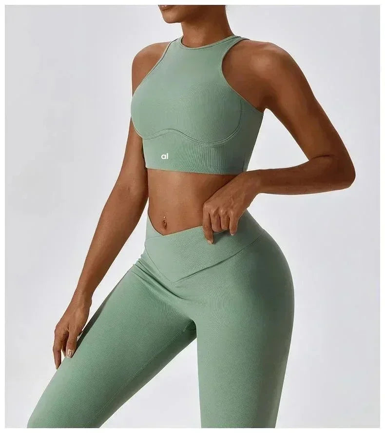 Running Fitness Sports Tank Top Women Hollow Out Tennis Yoga Bra Underwear