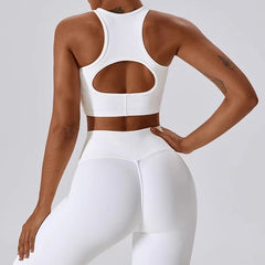 Running Fitness Sports Tank Top Women Hollow Out Tennis Yoga Bra Underwear