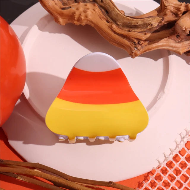 Halloween Hair Accessories Ghost Hair Clip for Women Girls Red Horns Hairpin Skull Claw Y2K Gothic Hair Jewelry 2023 New HangZhi
