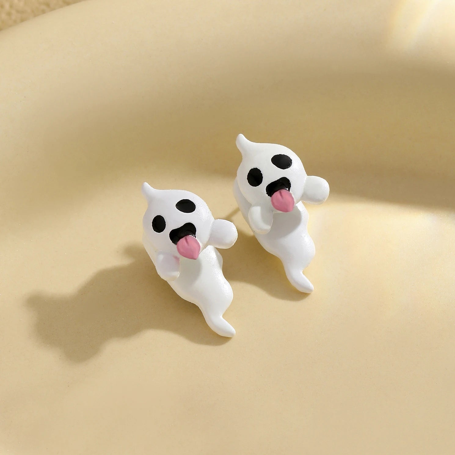 Halloween Noctilucent Ghost Personality Stud Earrings For Women and Men Funny Earrings Festival Jewelry Creative Gifts