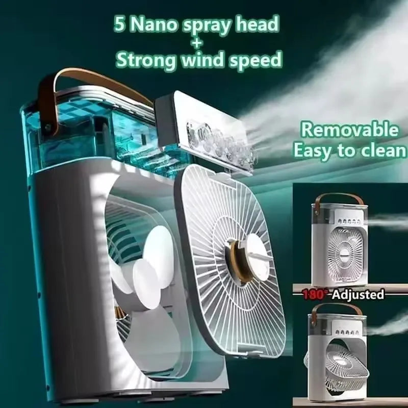 portable three in one fan, air conditioner small household air cooler