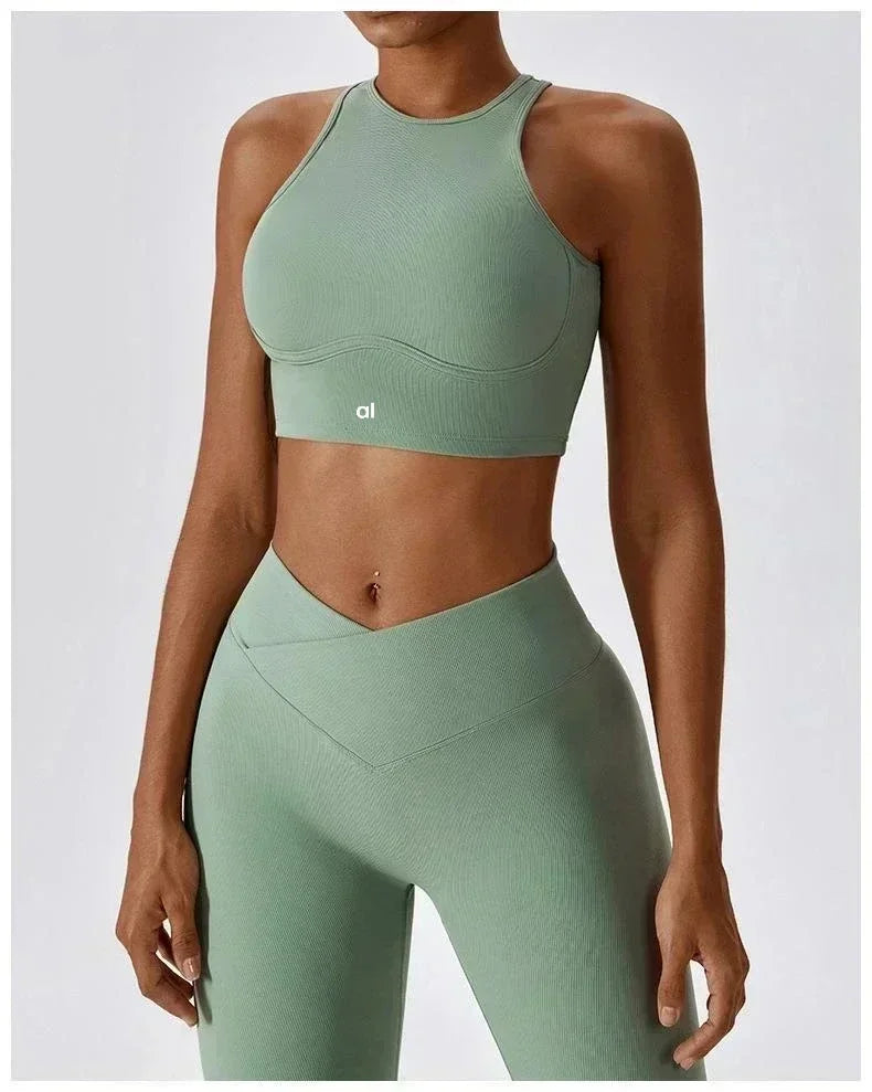 Running Fitness Sports Tank Top Women Hollow Out Tennis Yoga Bra Underwear