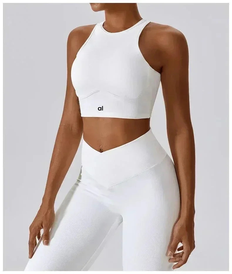 Running Fitness Sports Tank Top Women Hollow Out Tennis Yoga Bra Underwear