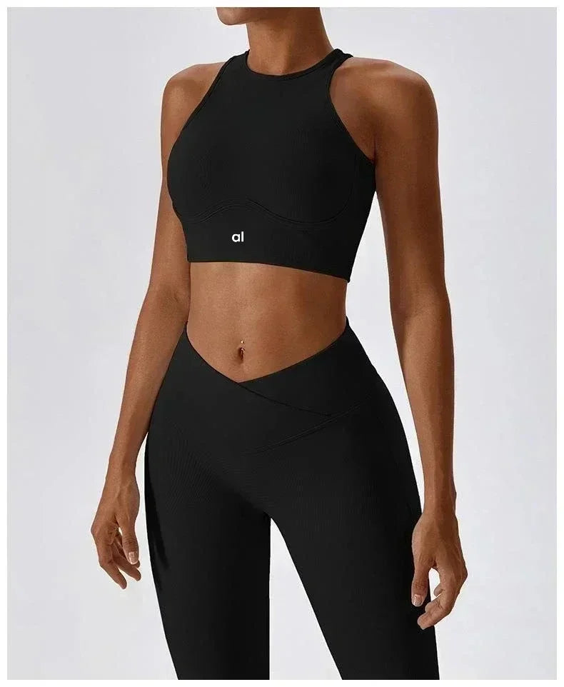 Running Fitness Sports Tank Top Women Hollow Out Tennis Yoga Bra Underwear
