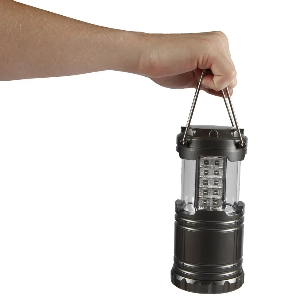 30LED Tent Lamp Waterproof Camping Light Power by 3*AA Battery Emergency Light Portable Lantern Working Lighting Flashlight