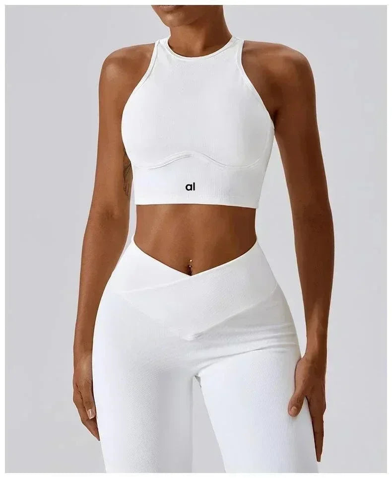 Running Fitness Sports Tank Top Women Hollow Out Tennis Yoga Bra Underwear