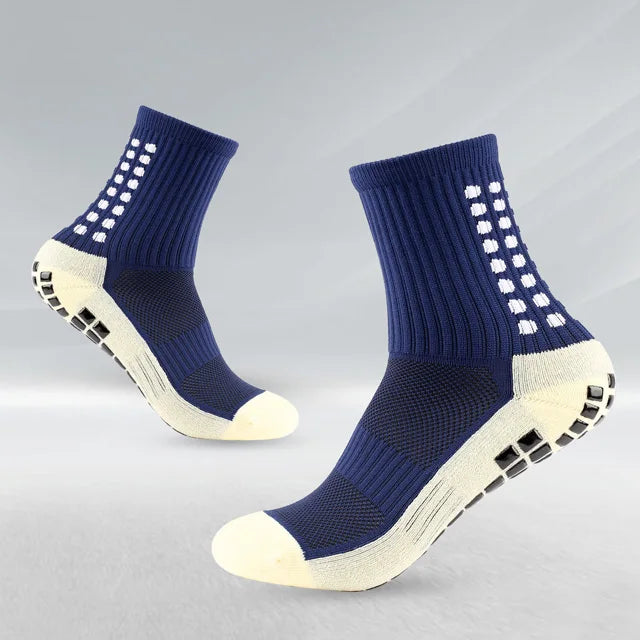 Anti-slip Football Socks Non-slip Soccer Basketball Tennis Outdoor Sport Socks Grip Cycling Riding Men Socks